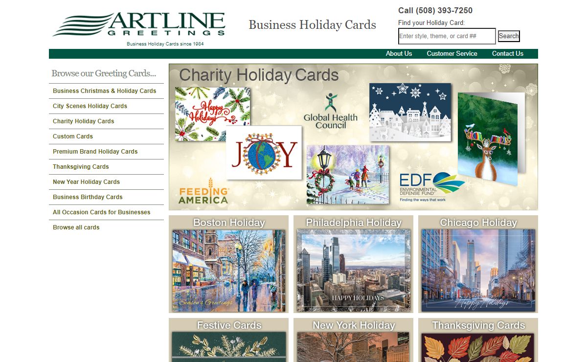 Business Holiday Cards from Artline Greetings