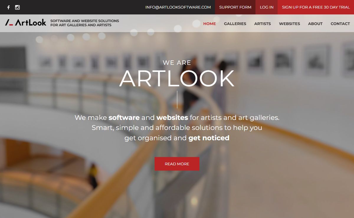 Artlook: Inventory management and websites for artists and art galleries