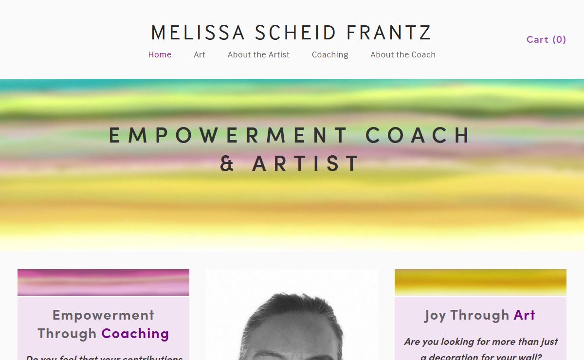 Melissa Scheid Frantz, Empowerment Coach & Artist