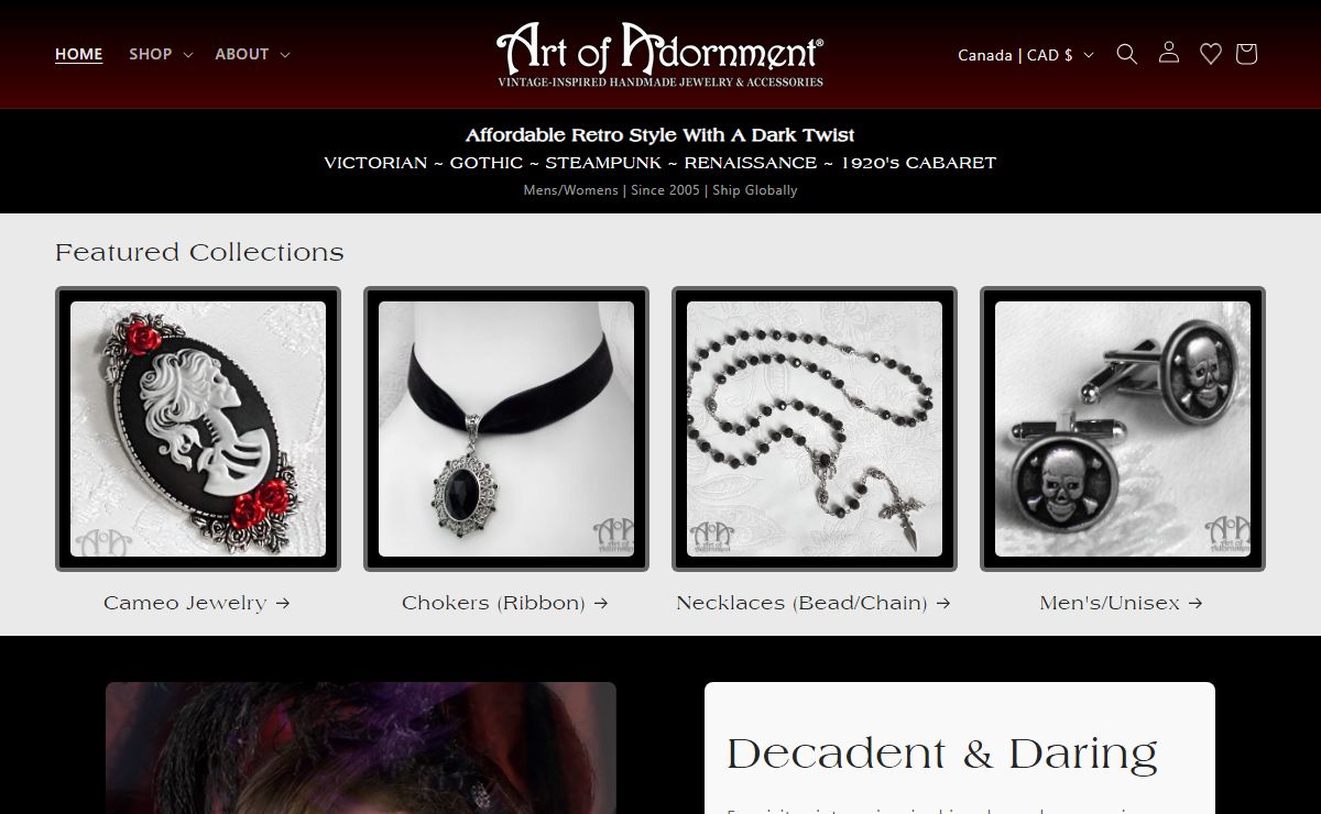 Art of Adornment - Vintage-Inspired Handmade Jewelry & Accessories