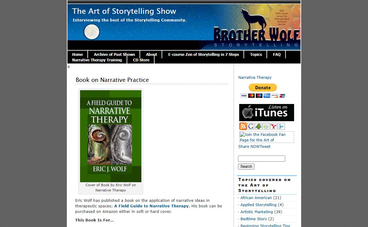 The Art of Storytelling Show - Interviewing the best of the Storytelling Community.