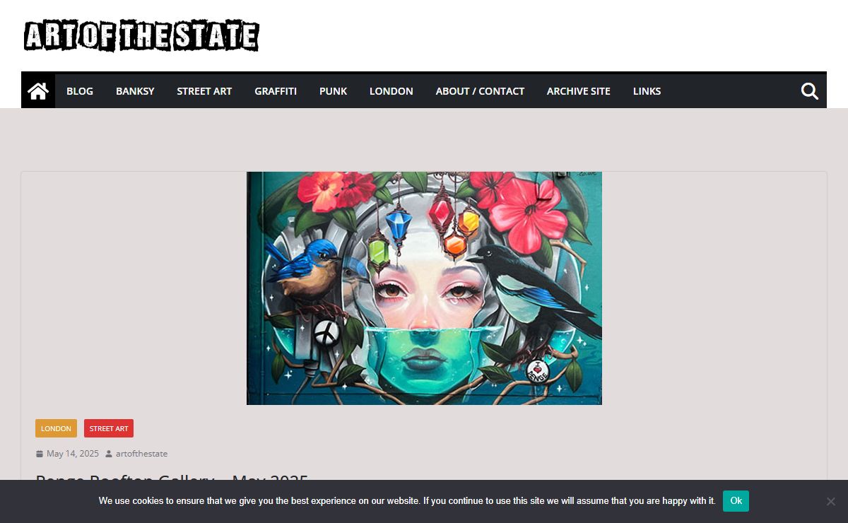 Art of the State - Banksy street art, graffiti and punk rock. London