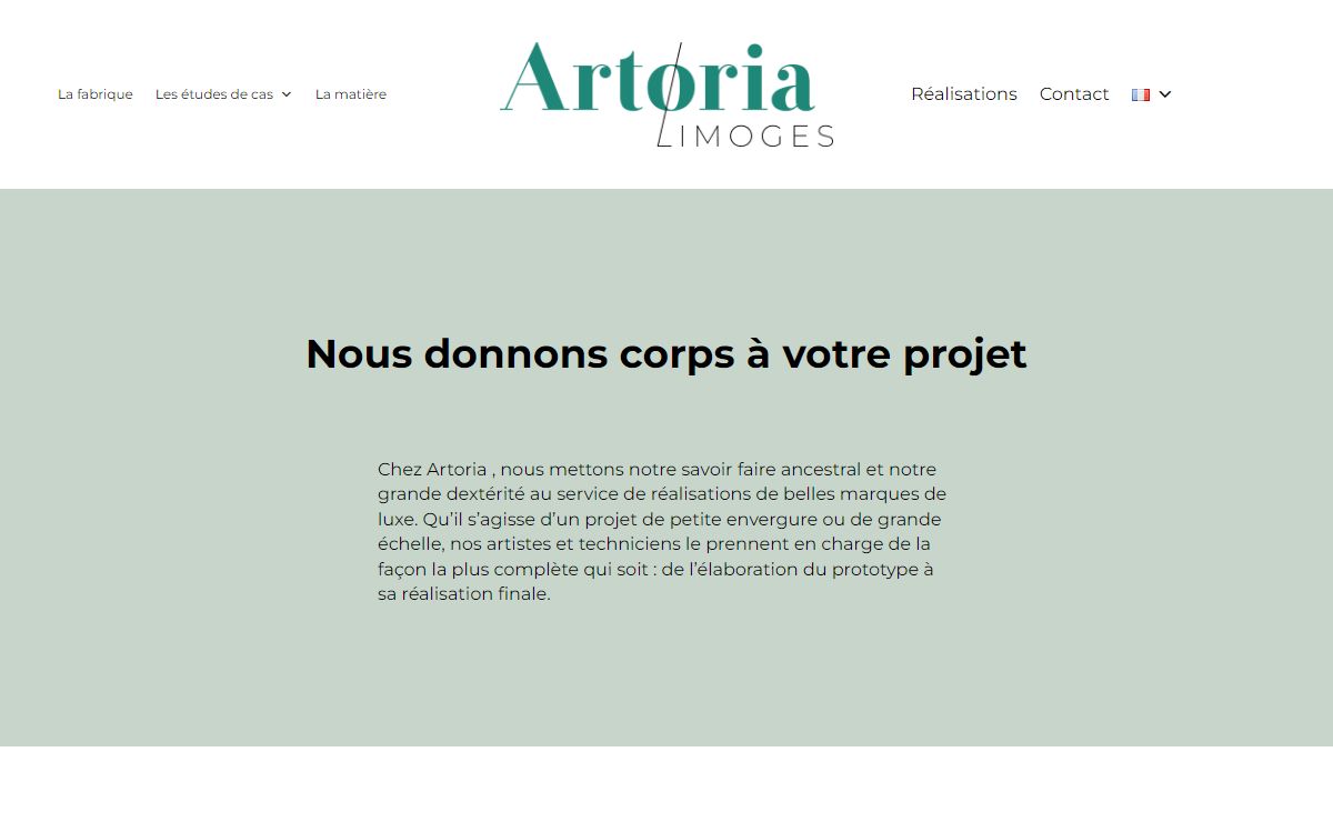 Artoria Limoges | Créateur fabricant d'objets et packaging en porcelaine