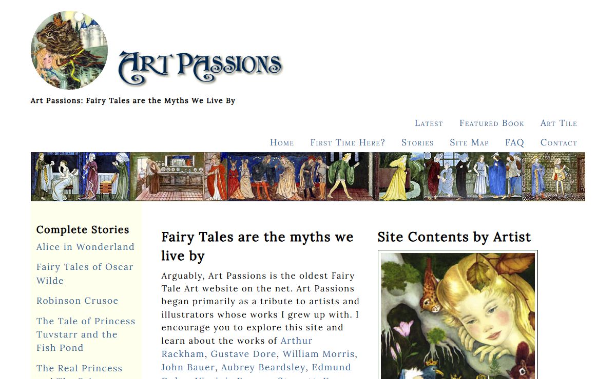 Art Passions Fairy Tales - Fairies and Fairy Tale Art illustrations