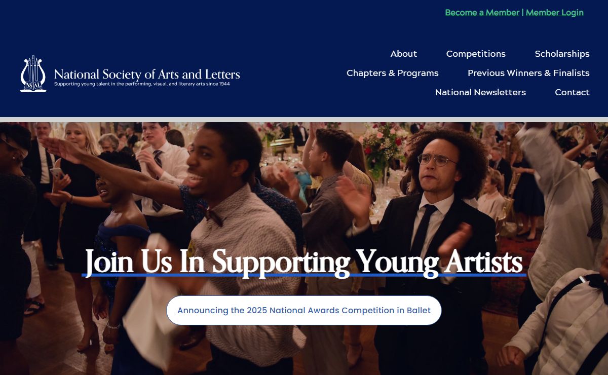 National Society of Arts and Letters | Competitions and Scholarships for Young Artists