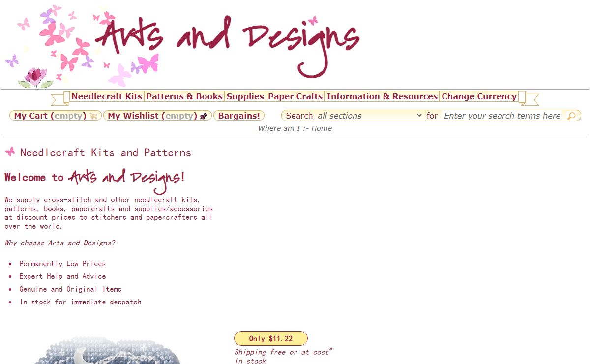 Arts and Designs - The Needlecrafts and Papercrafts Store