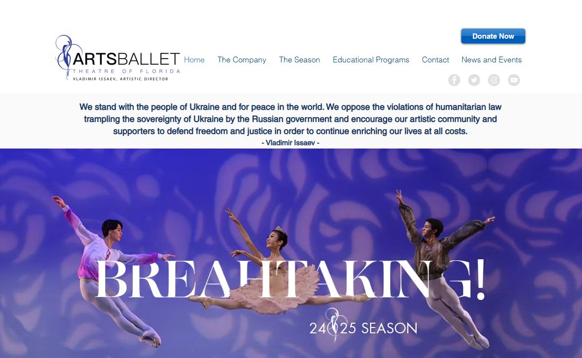Arts Ballet Theatre of Florida | Dance Company | USA