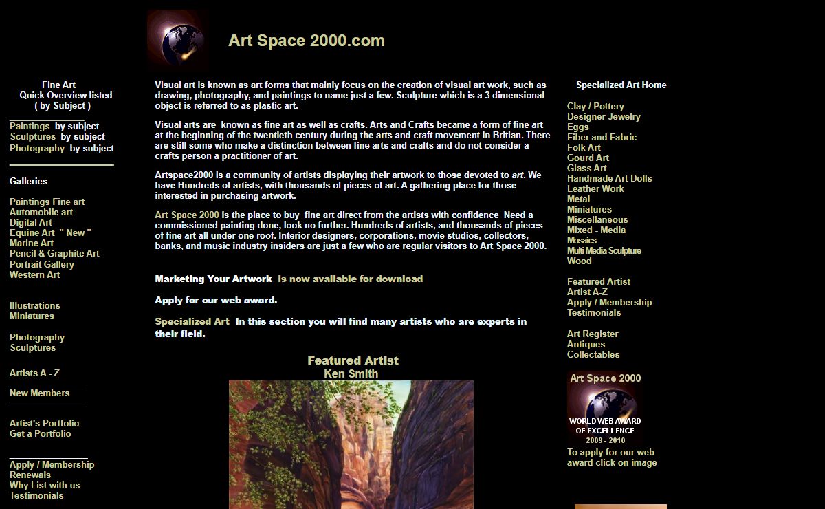 Artists Art Space 2000 Gallery of Fine Art and Artists