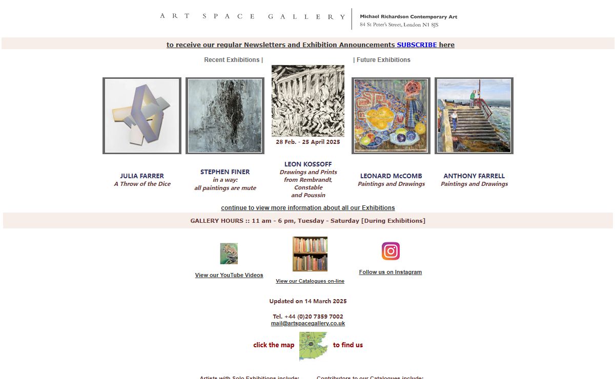 Contemporary British Art at Art Space Gallery | Michael Richardson Contemporary Art, London, England, UK