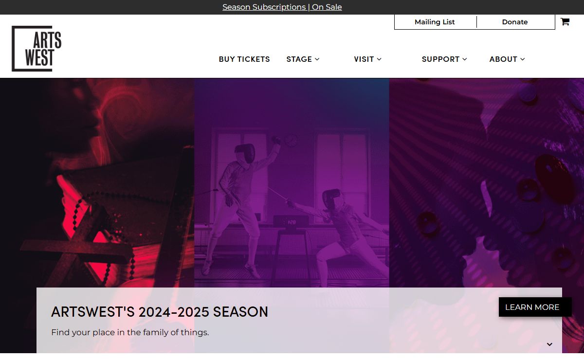 ArtsWest | Producing artistic events that provoke conversation, incite the imagination and use live theater as a powerful agent of change.