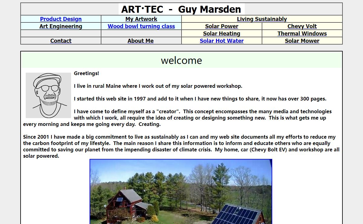 ART TEC - Guy Marsden's home page