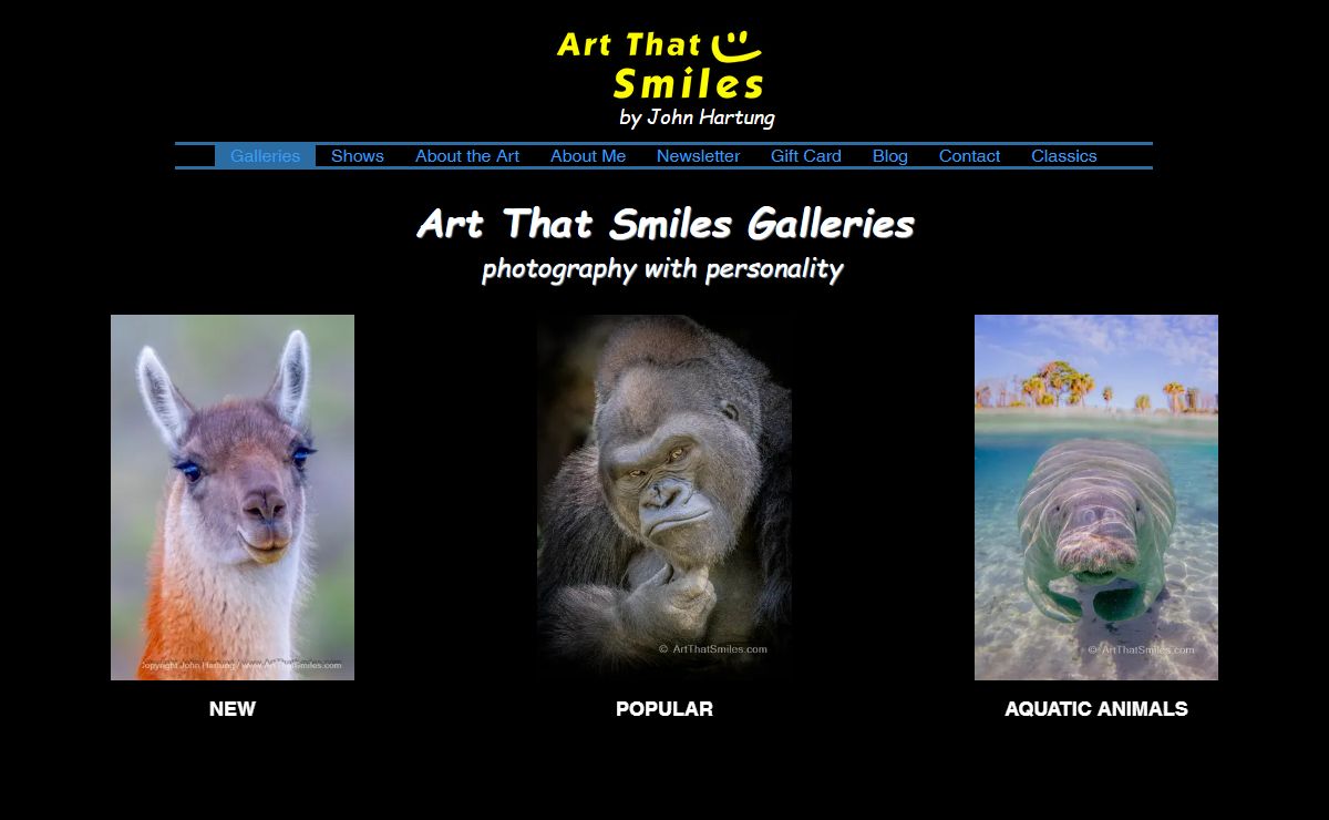 Art That Smiles - fine art photography with personality