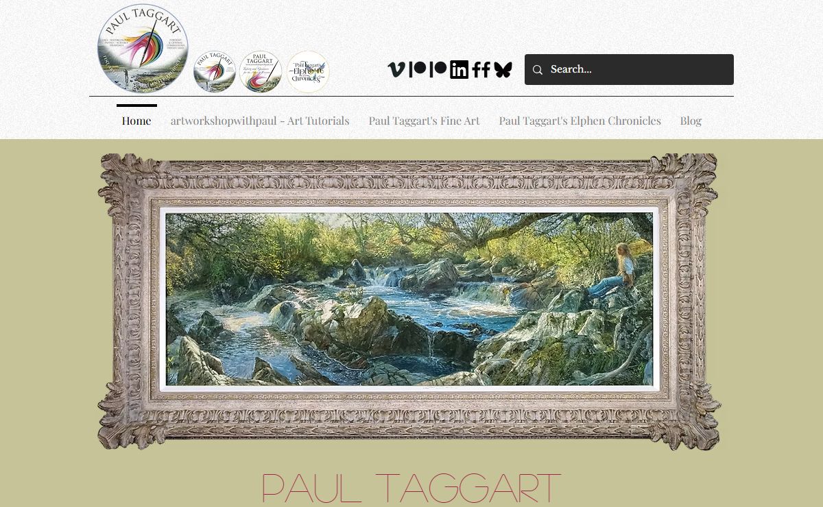 Welcome to Paul Taggart, Artist, Author, Presenter, Producer, Elphen Chronicles