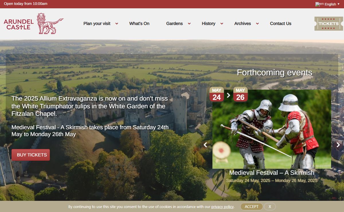 Arundel Castle & Gardens