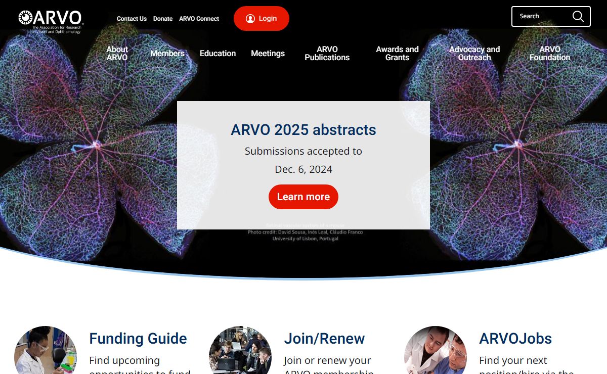The Association for Research in Vision and Ophthalmology-