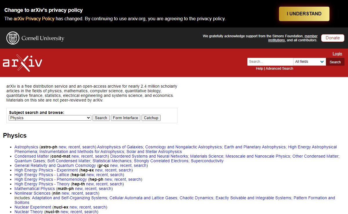arXiv.org e-Print archive