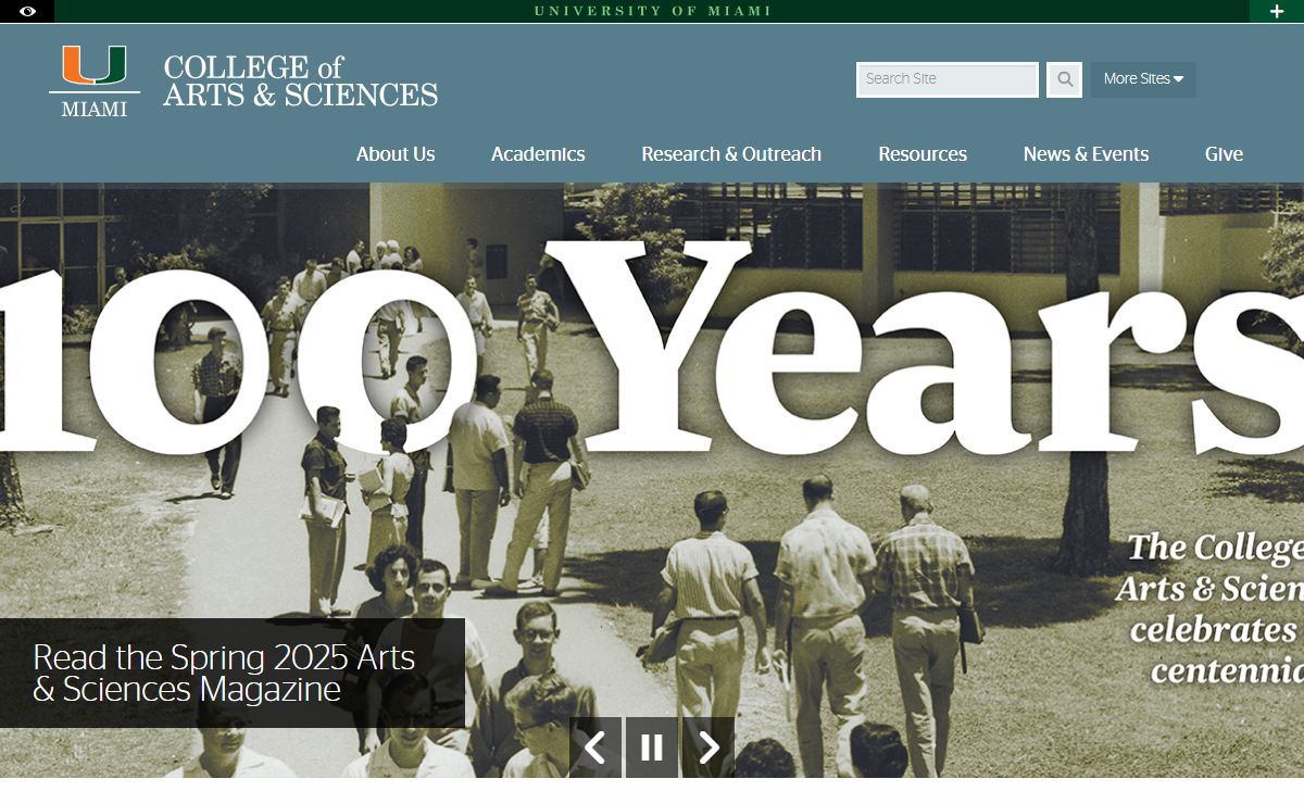 College of Arts and Sciences | University of Miami