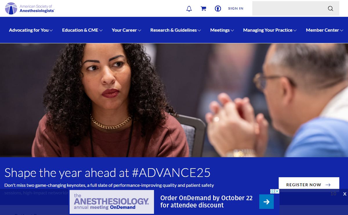 American Society of Anesthesiologists (ASA)