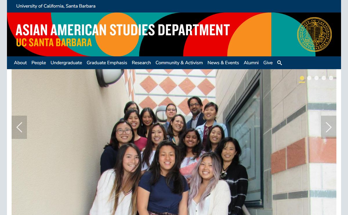 Department of Asian American Studies - UC Santa Barbara
