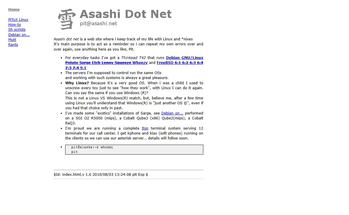 ASASHI DOT NET