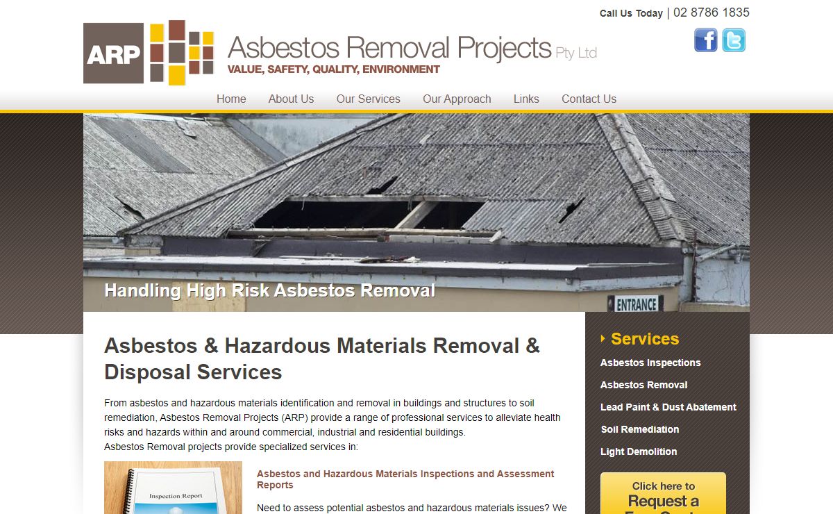 ARP provides safe asbestos and lead removal in homes and businesses in and around Sydney