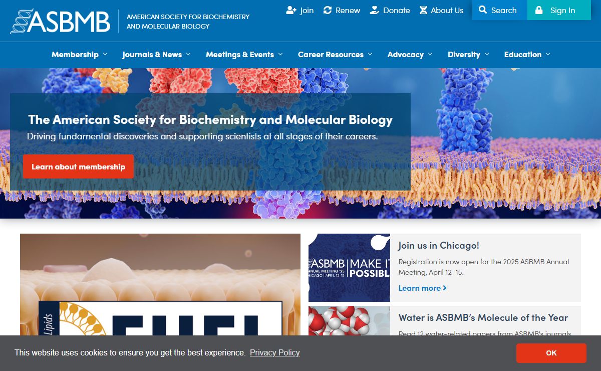 American Society for Biochemistry and Molecular Biology