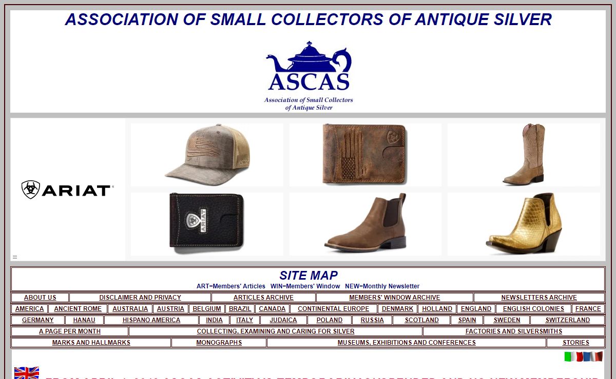 Association of Small Collectors of Antique Silver - ASCAS -
