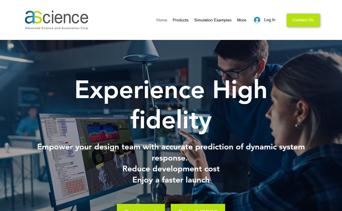 AScience - High Fidelity Simulation