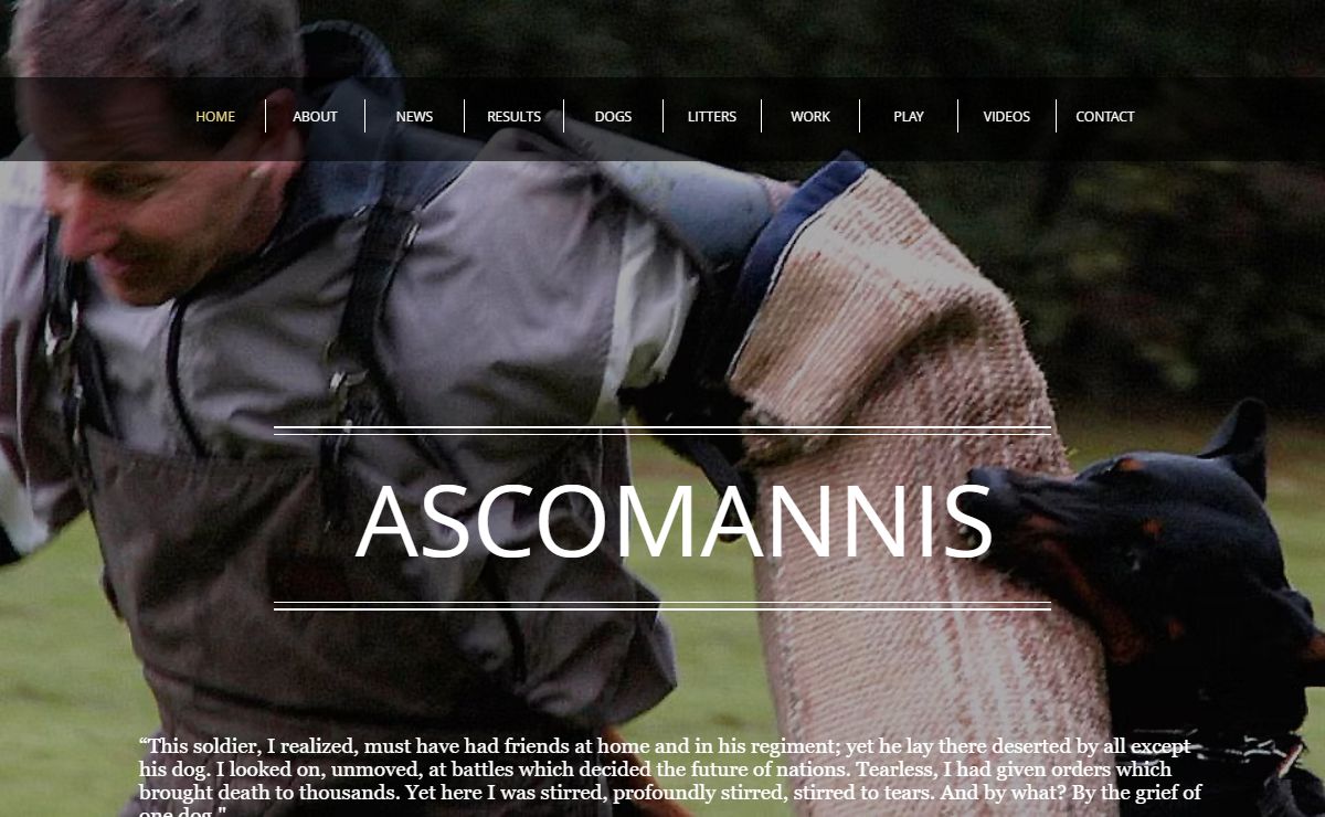 Dobermann Kennel Ascomannis