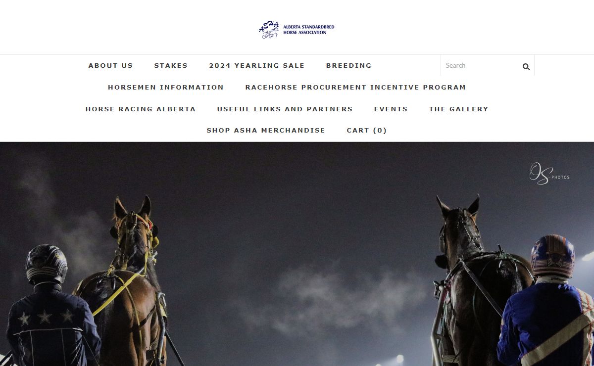 ALBERTA STANDARDBRED HORSE ASSOCIATION - ASHA Home Page