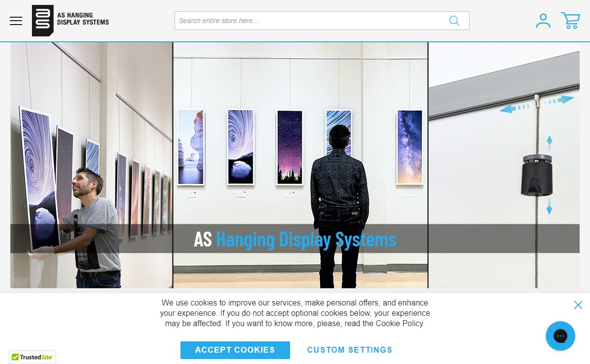 Leader in Art and Picture Hanging Systems | AS Hanging