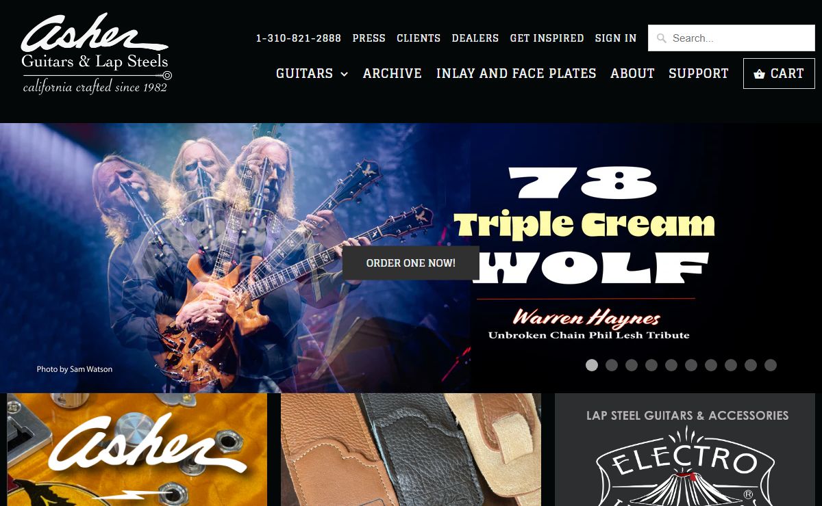 Masterfully Hand Crafting Guitars in California Since 1982