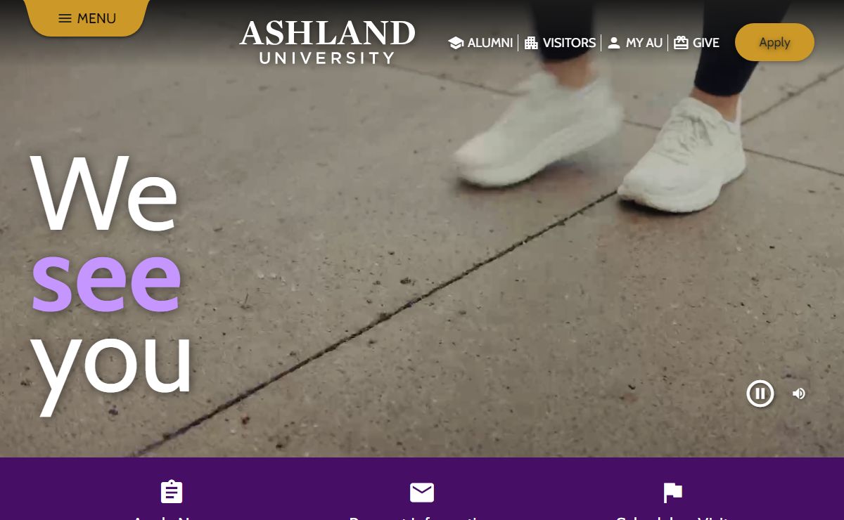 Ashland University Home | Ashland