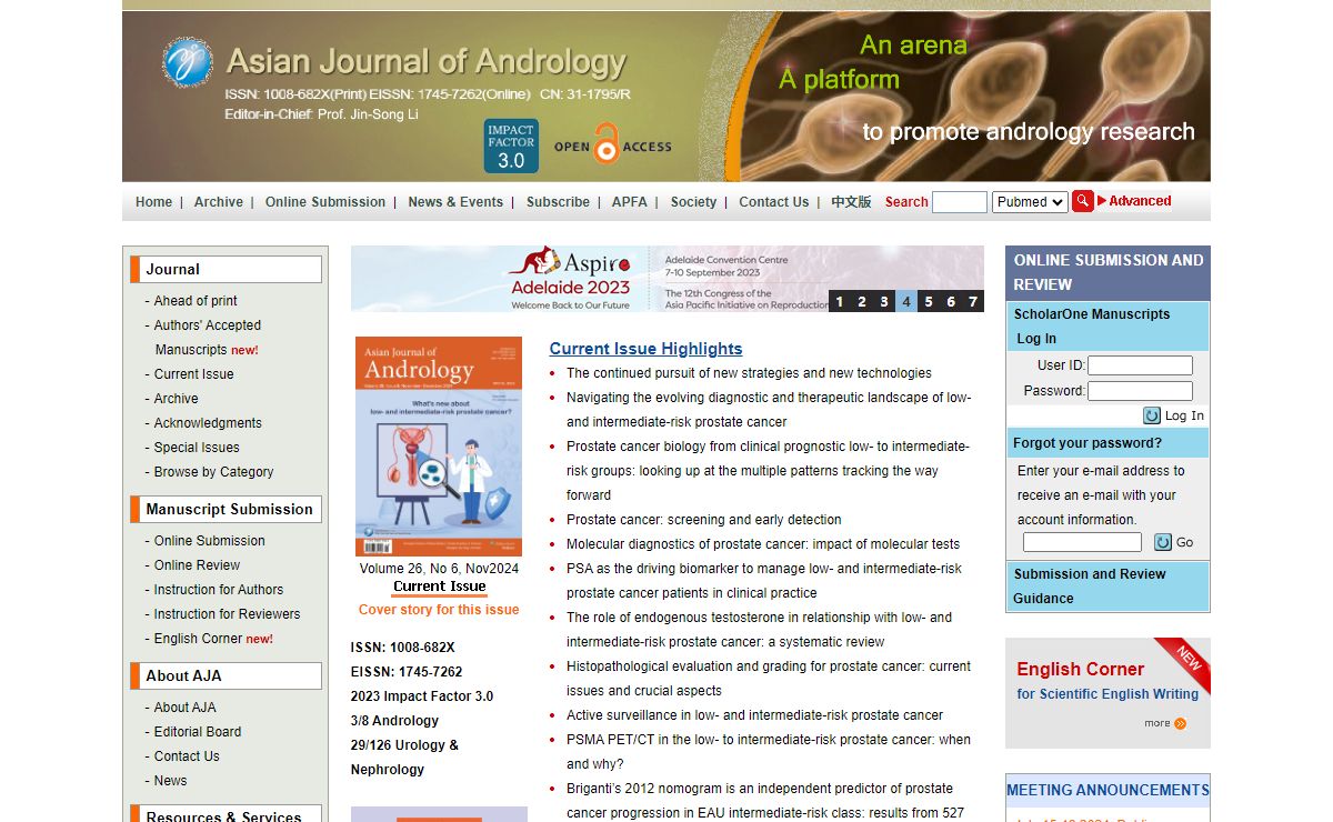 Asian Journal of Andrology