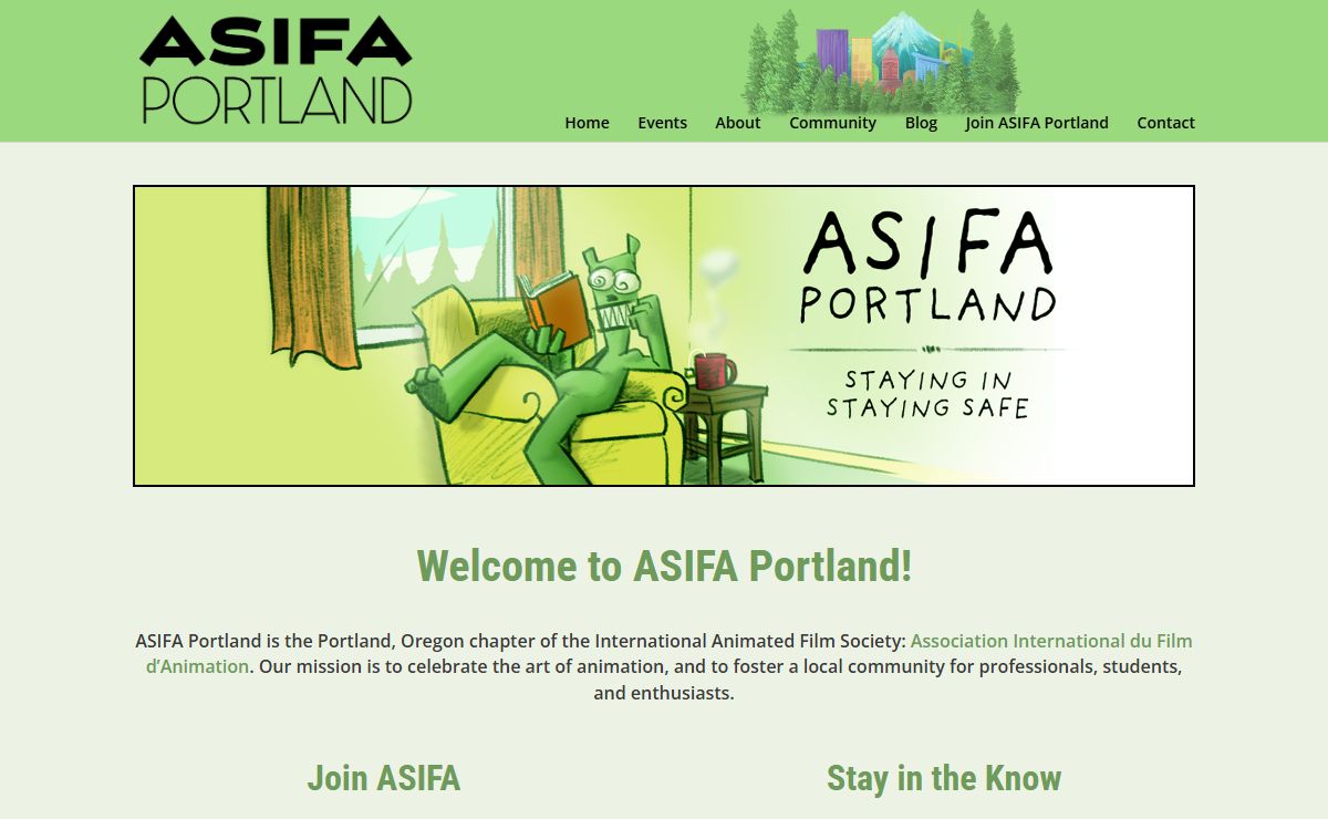 ASIFA Portland - Association International du Film d'Animation (International Animated Film Association)