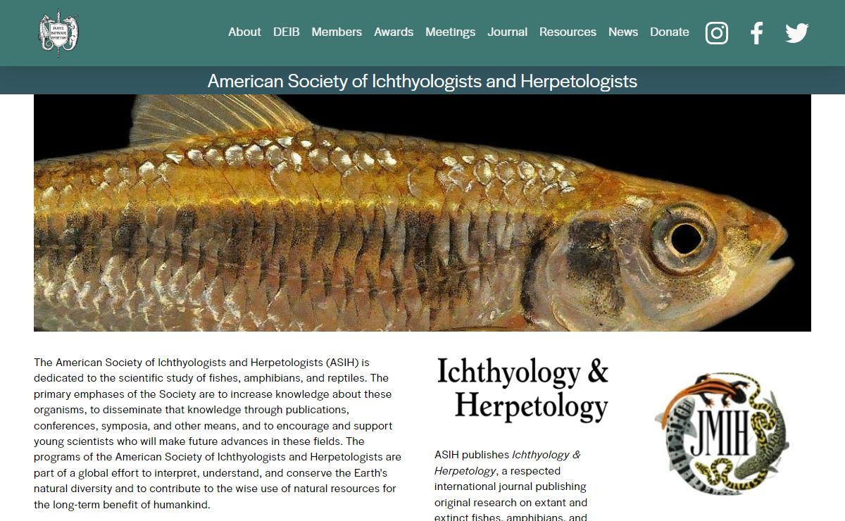 American Society of Ichthyologists and Herptetologists