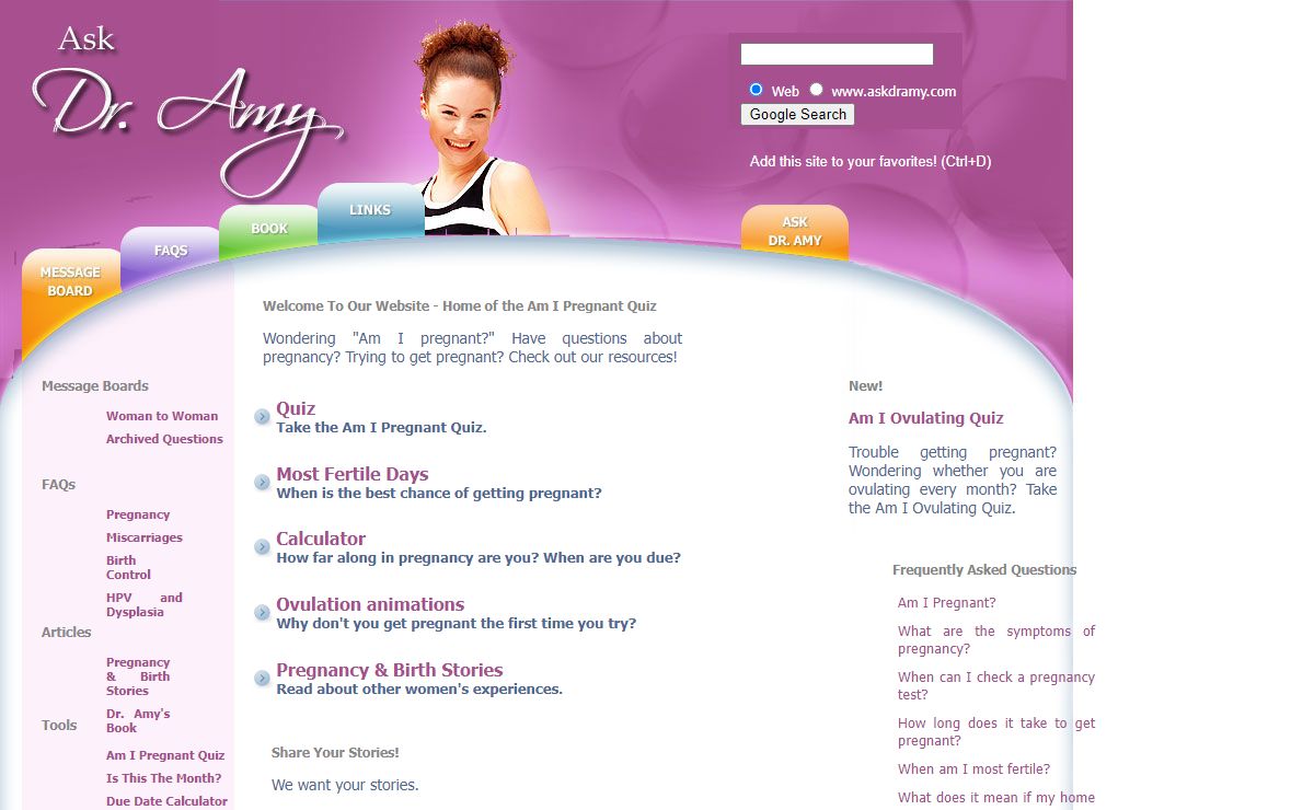 Ask Dr. Amy - Am I Pregnant?