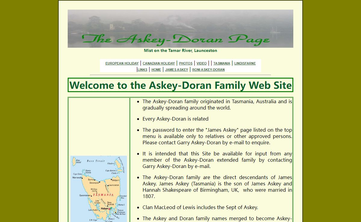 The Askey-Doran Page