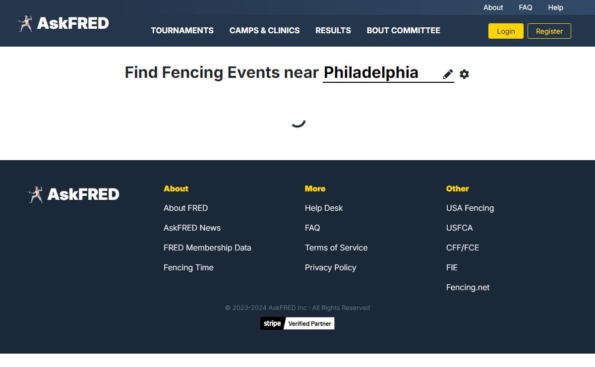 Fencing Tournaments and Results | AskFRED
