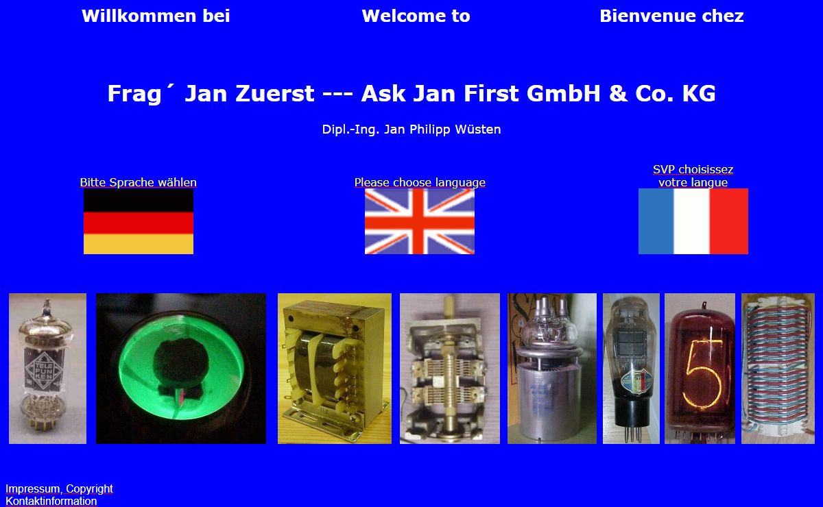 Frag Jan zuerst --- Ask Jan First
