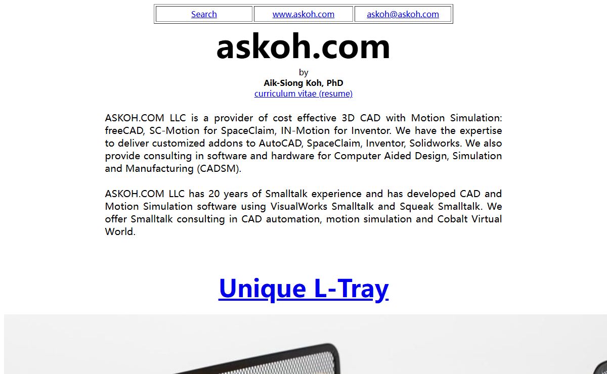 3D CAD with Motion Simulation