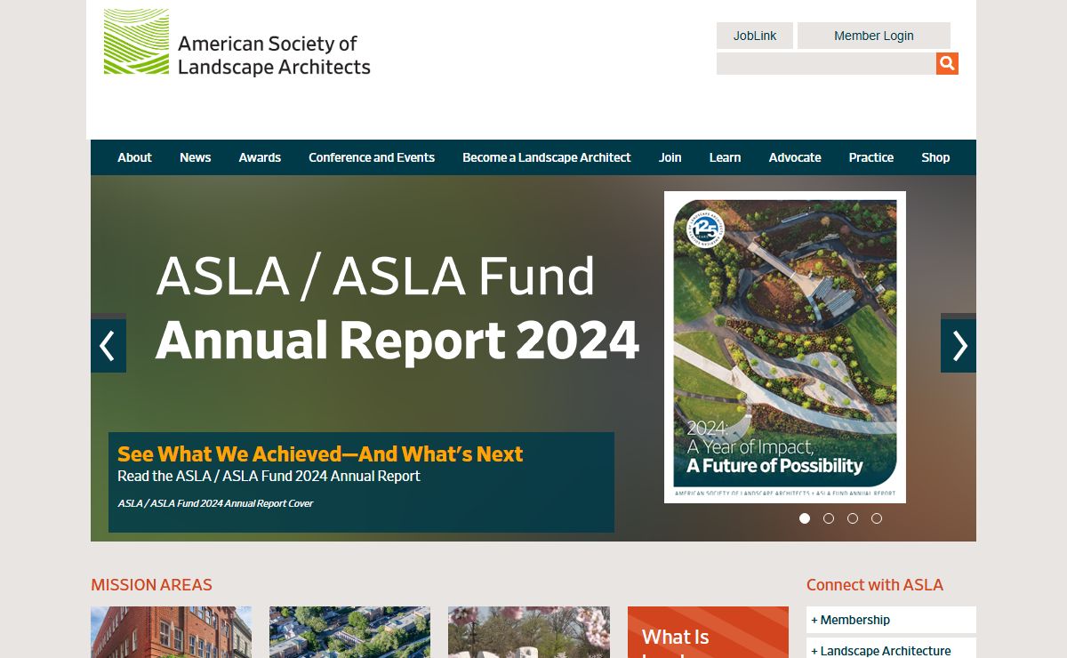 American Society of Landscape Architects