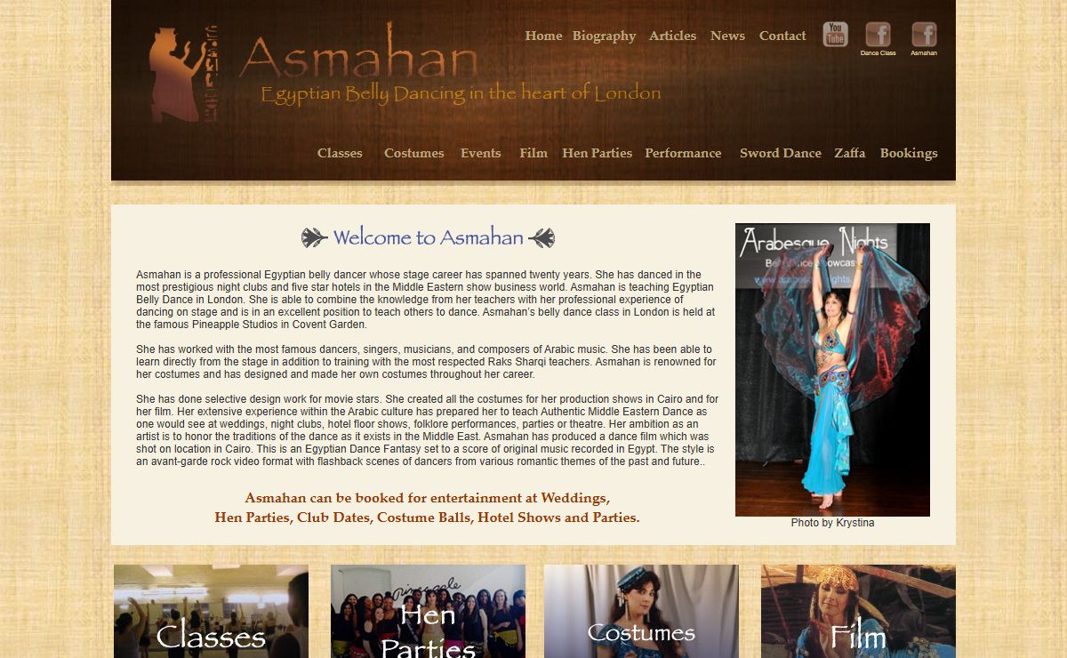 Asmahan Belly Dancing London | Home