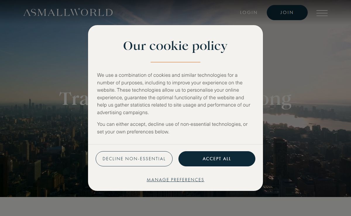 ASMALLWORLD - the trusted community for luxury travel