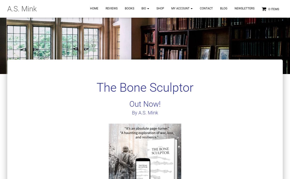 The Bone Sculptor - A.S. Mink – A psychological roller coaster