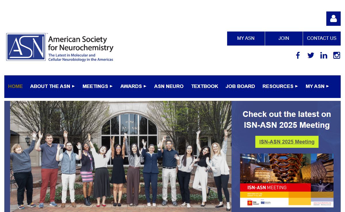 The American Society for Neurochemistry - Home