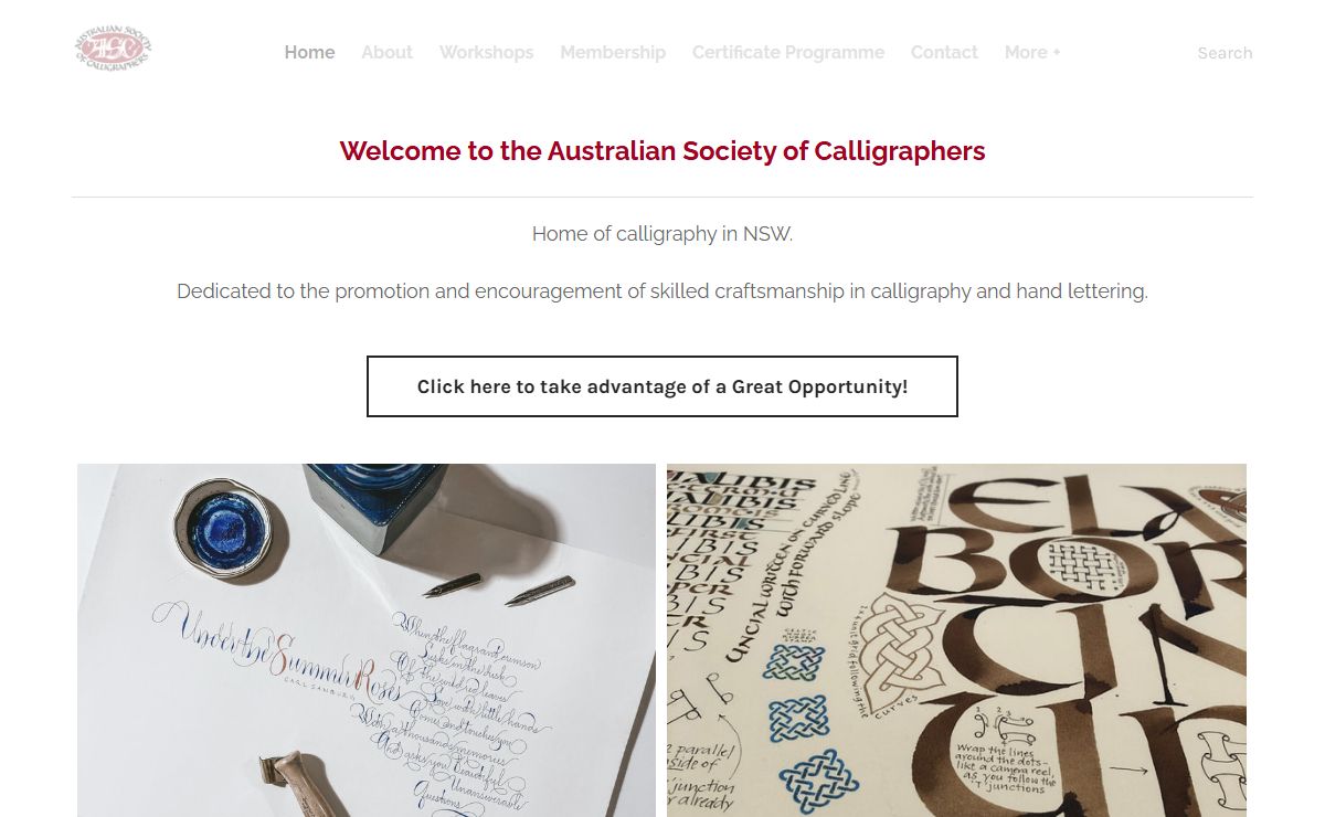 Australian Society of Calligraphers - Home