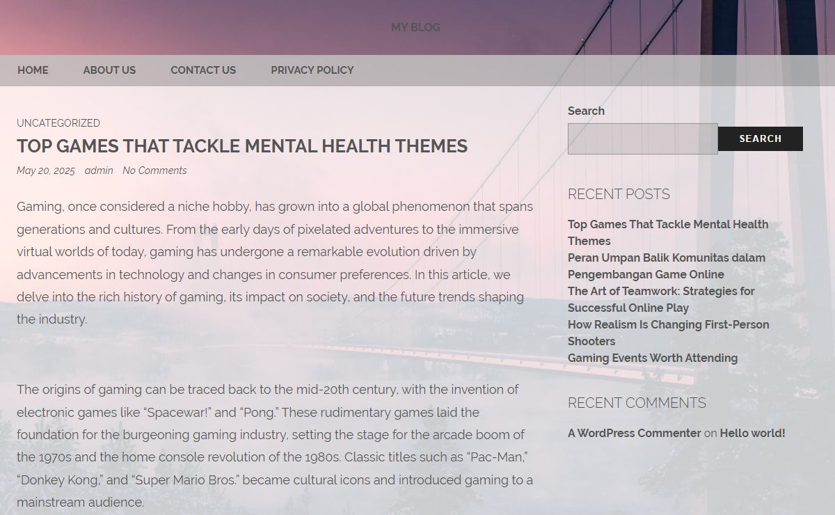 My Blog