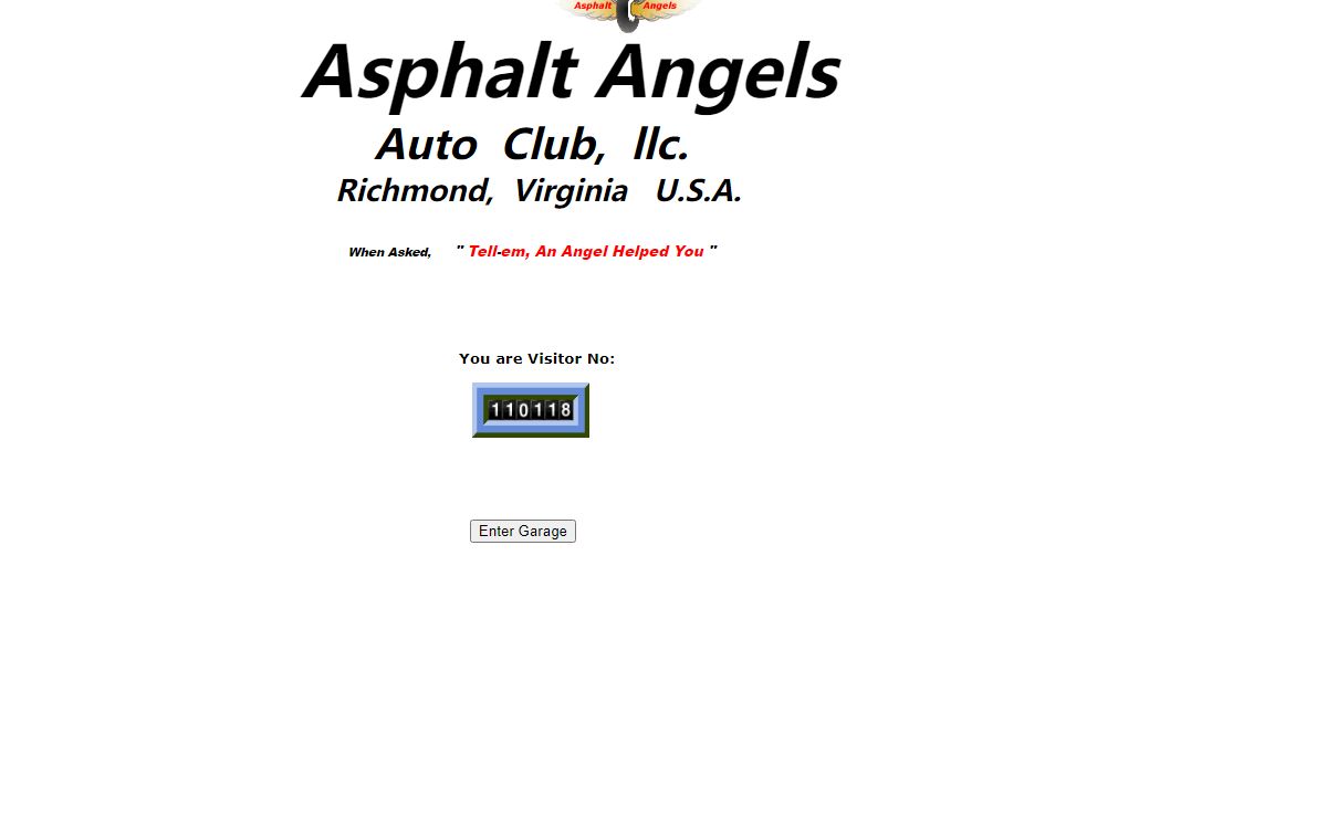 Asphalt Angels Web Pages
