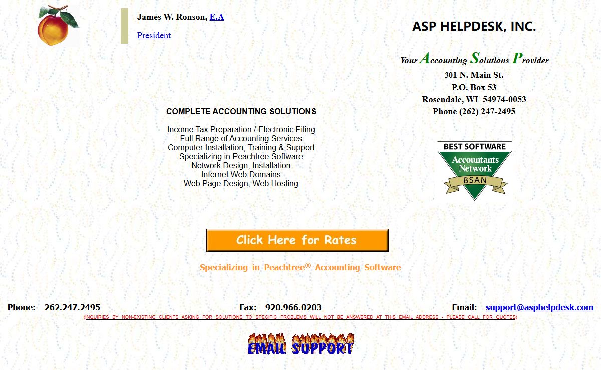 ASP Helpdesk, Inc. - Peachtree Accounting Specialist - Your Accounting Solutions Provider